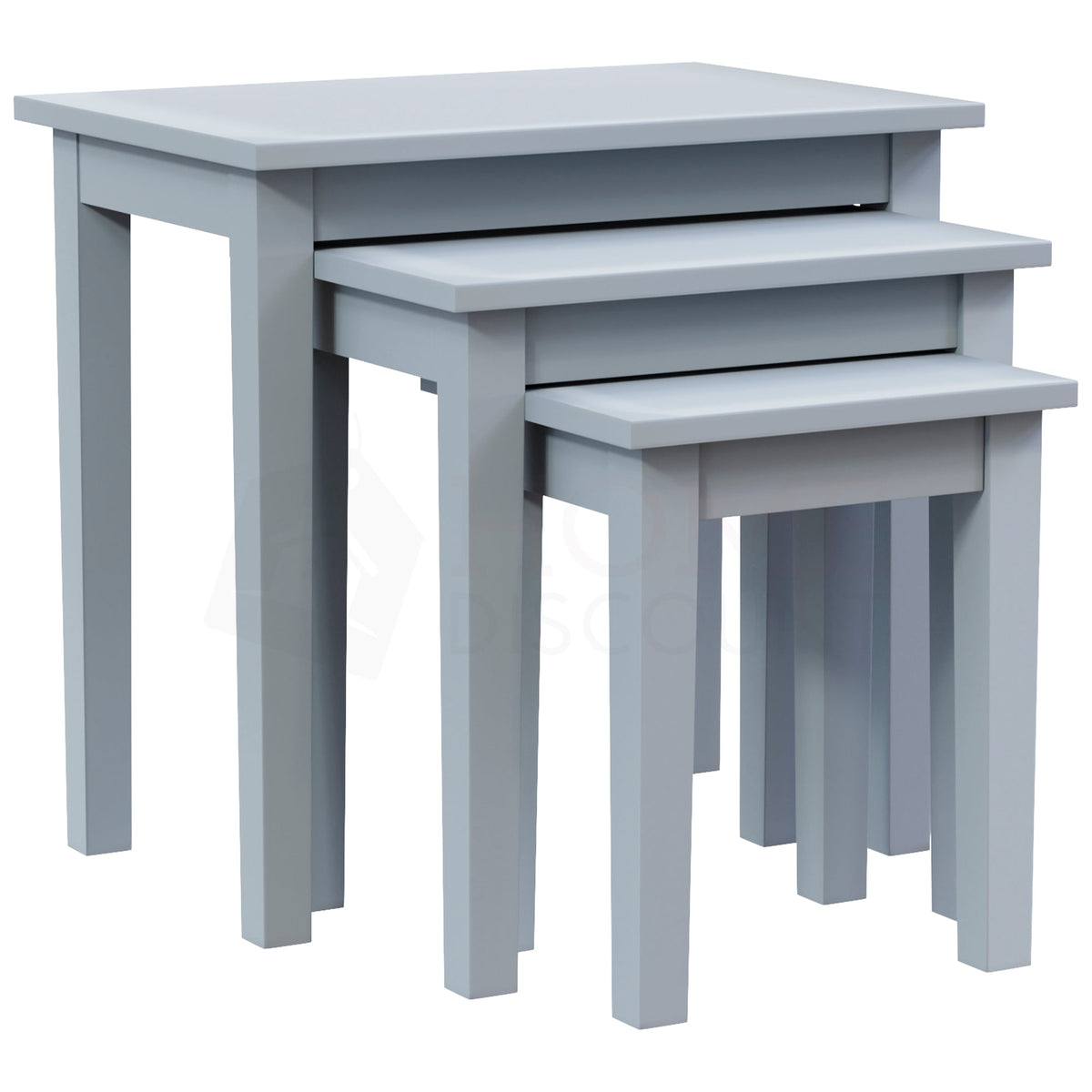Yorkshire Nest of 3 Tables - Grey