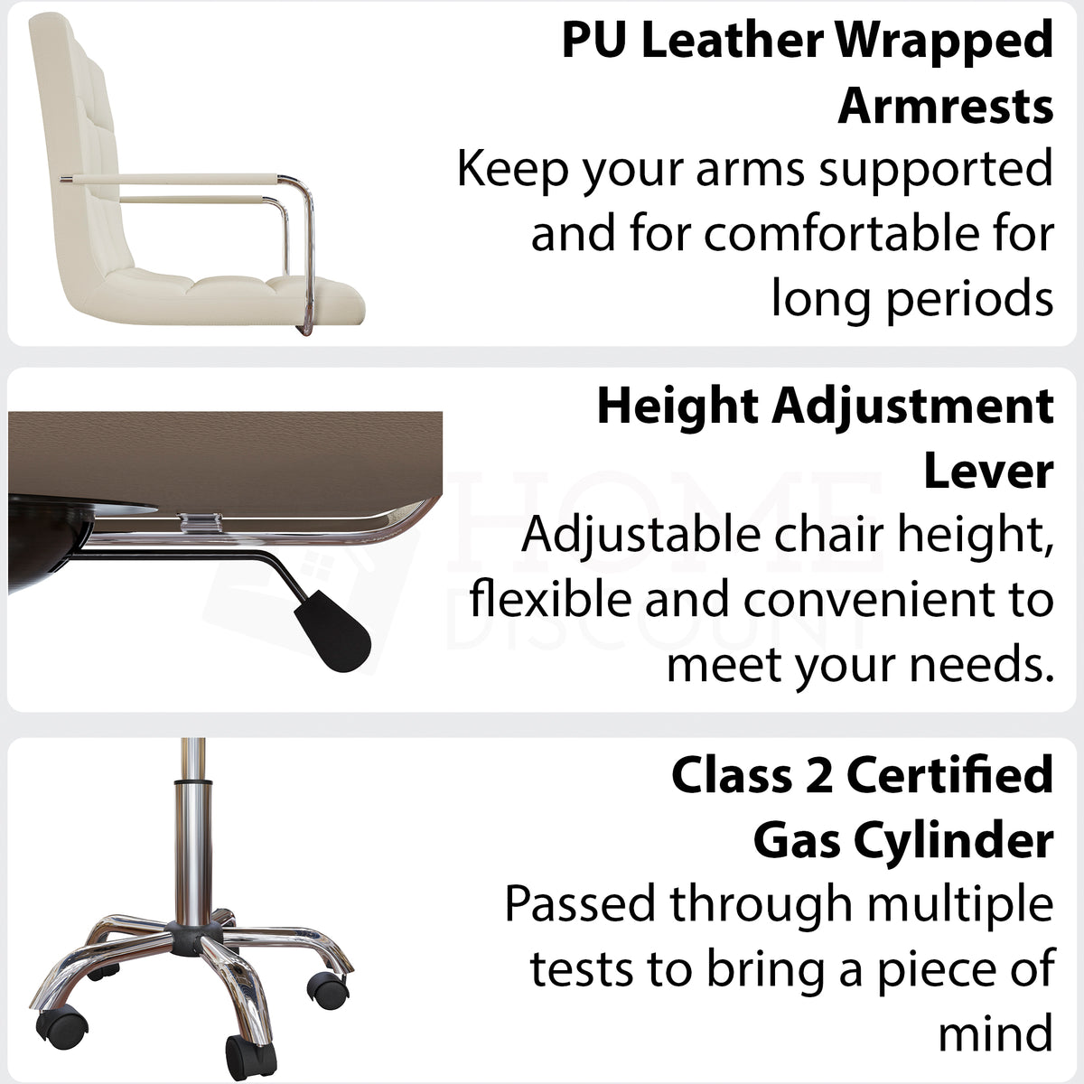 Calbo Office Chair, Beige UKFR