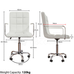 Calbo Office Chair, White