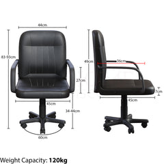 Morton Office Chair, Black