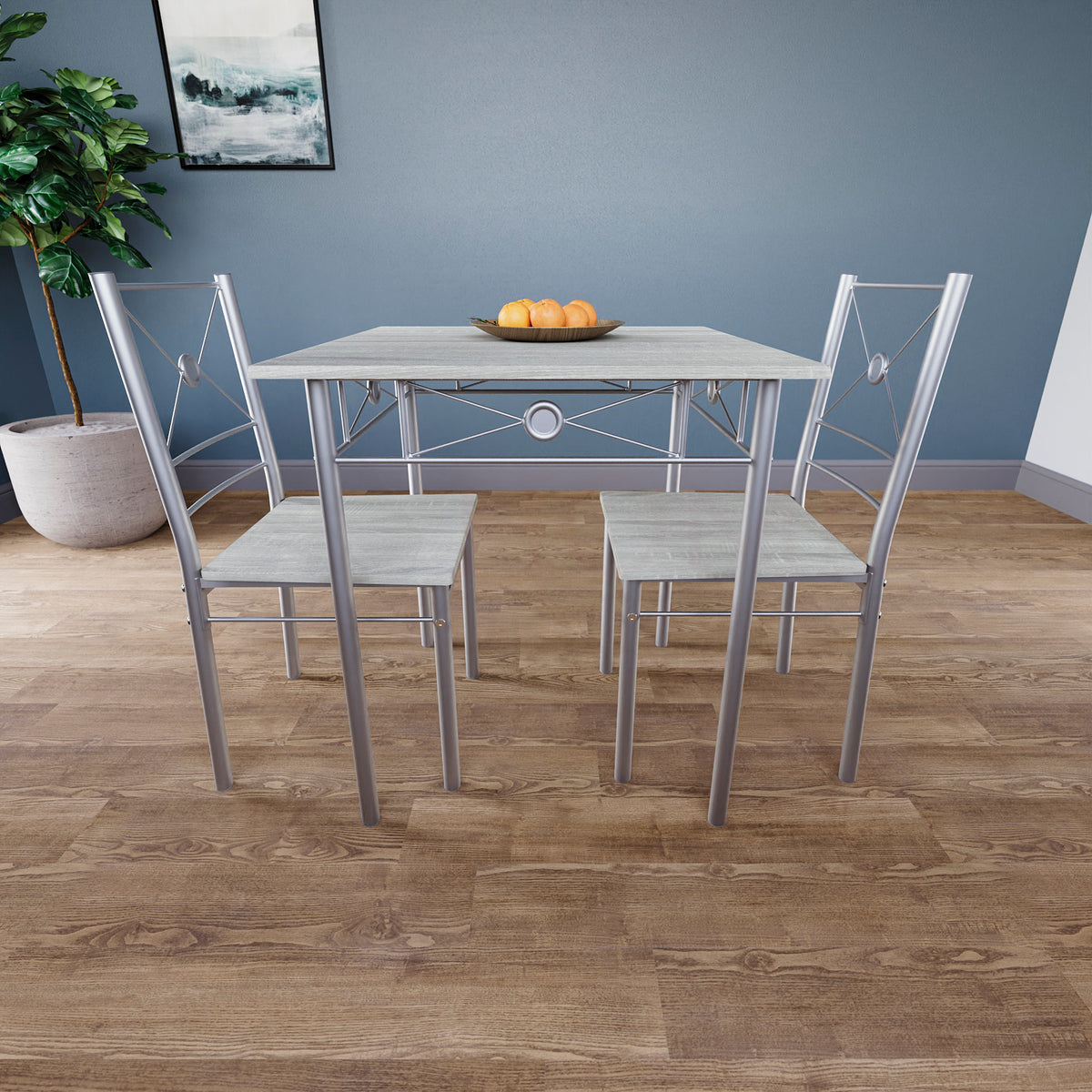 Roslyn 2-Seater Dining Set - Oak