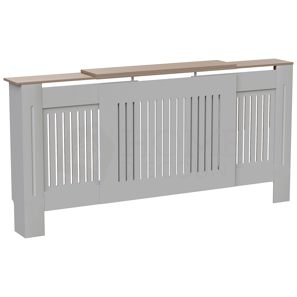 Arlington Adjustable Radiator Cover - Grey