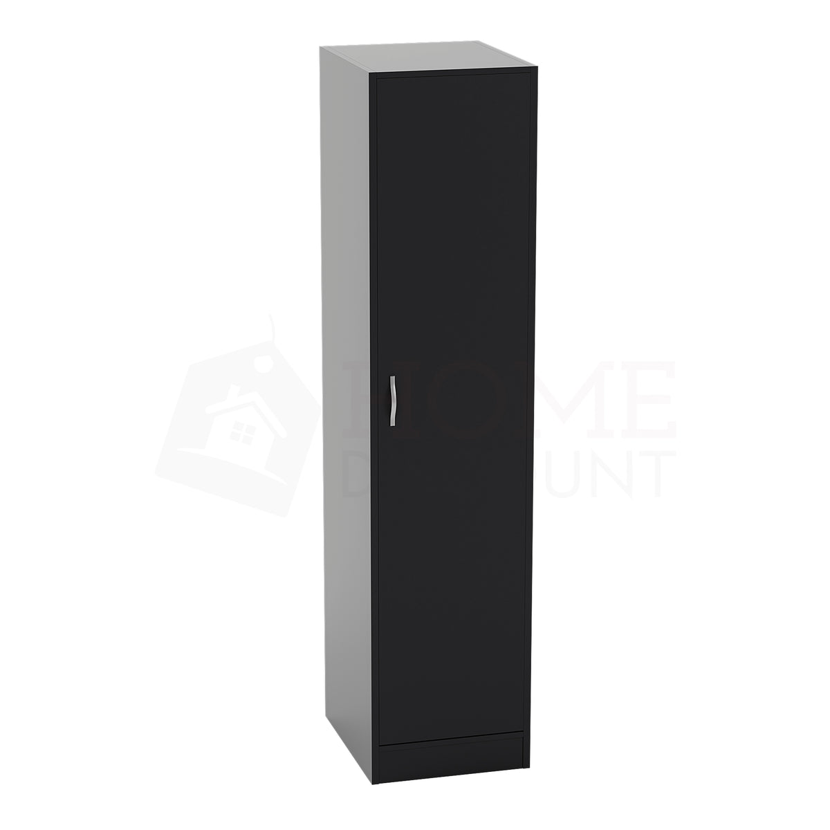 Riano 1 Door Wardrobe, Black