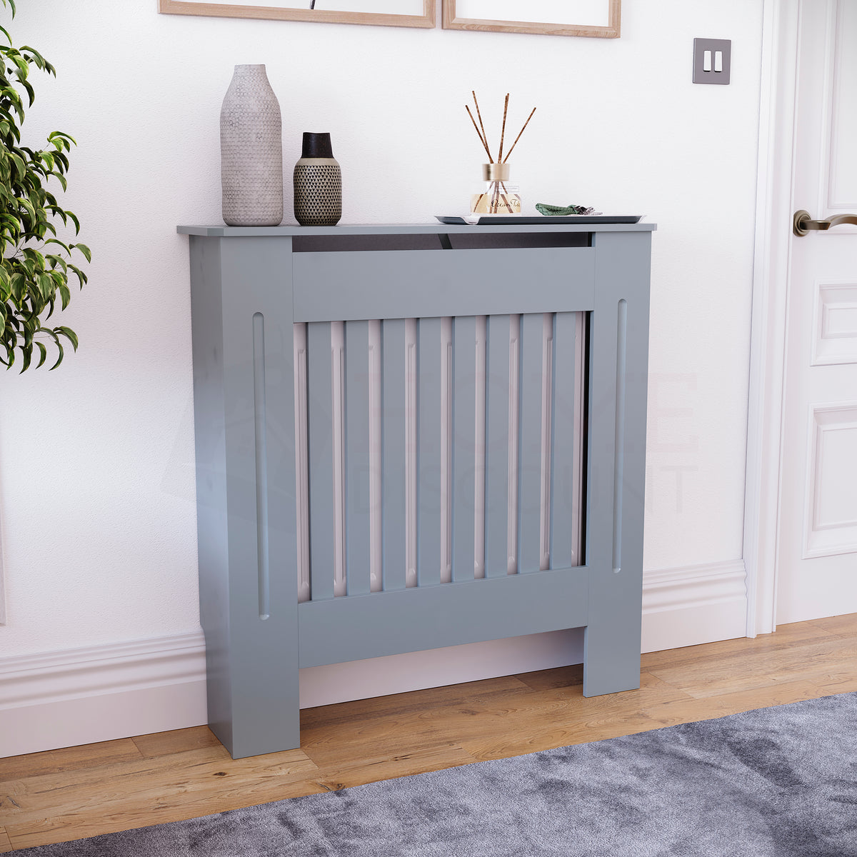 Chelsea Radiator Cover, Dark Grey, Small