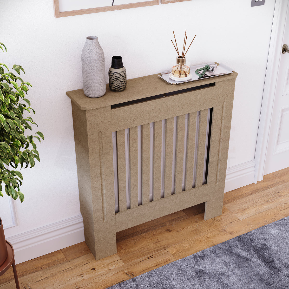 Chelsea Radiator Cover, Unfinished, Small