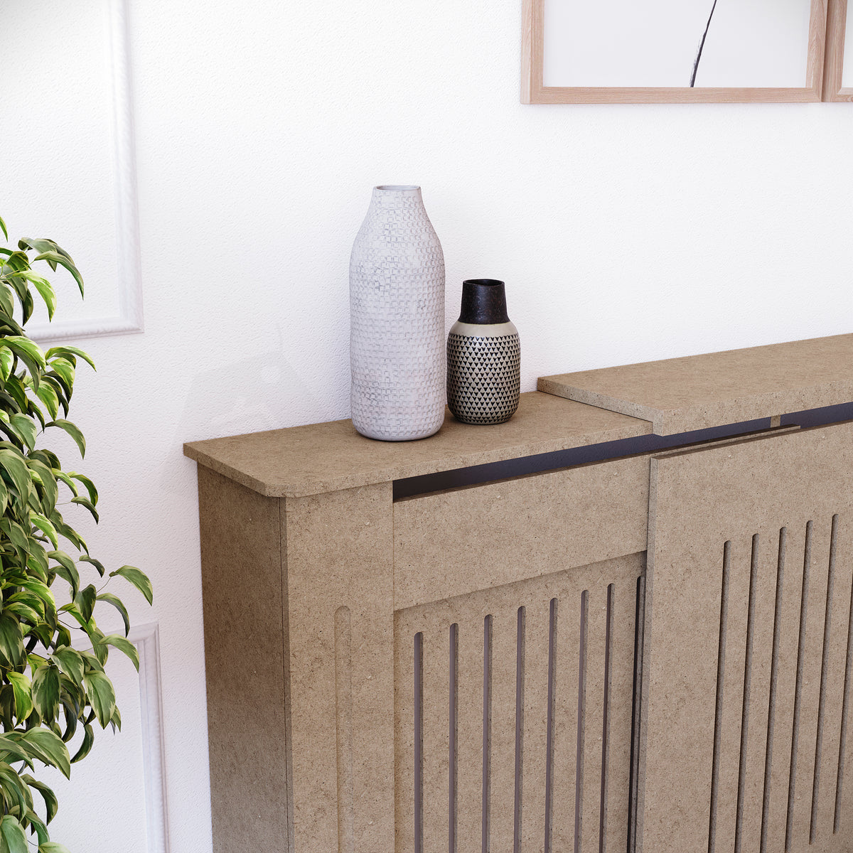Chelsea Adjustable Radiator Cover, Unfinished
