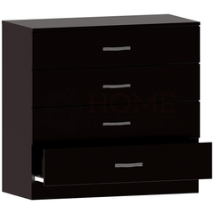 Riano 4 Drawer Chest, Black