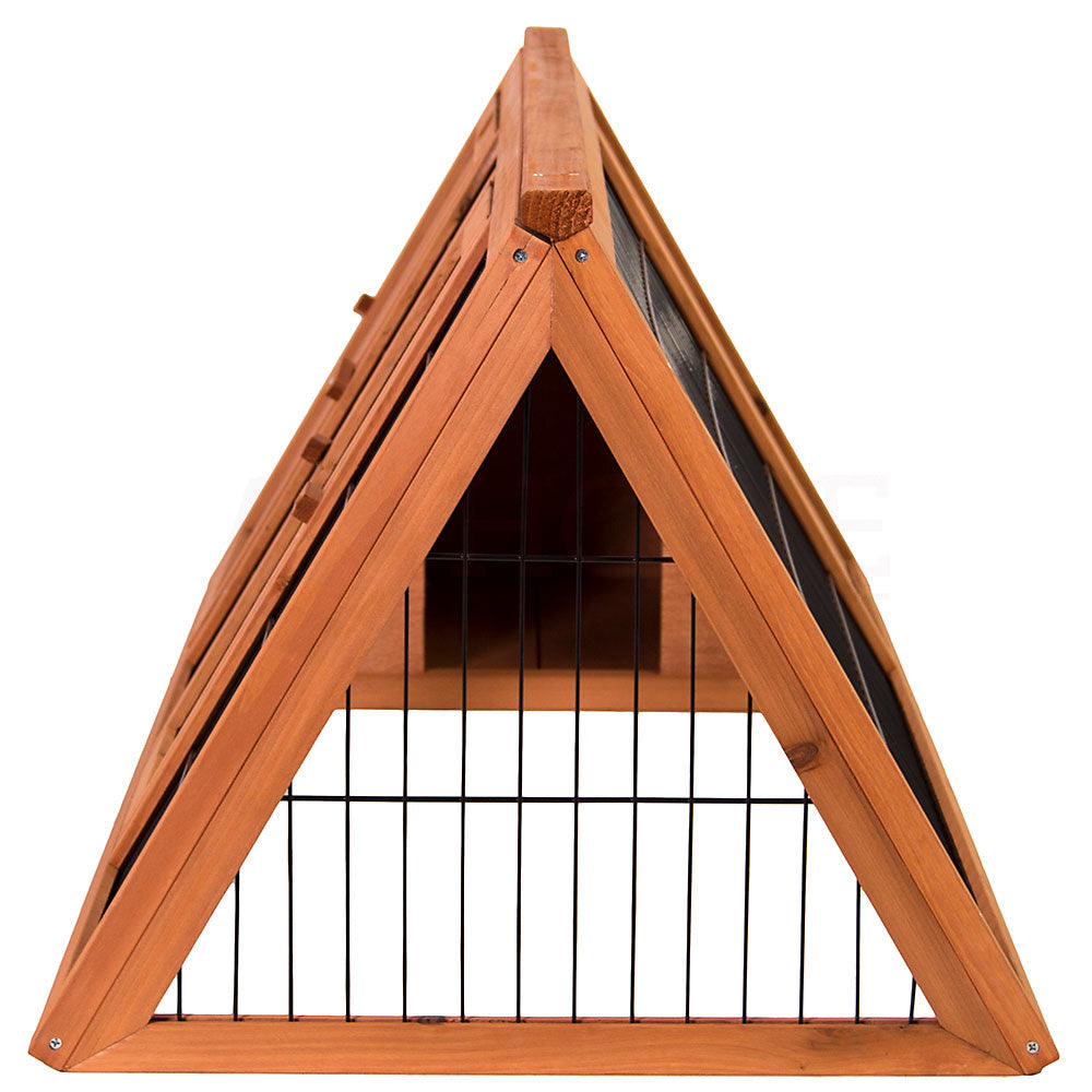 Triangle Wooden Pet Hutch - Large