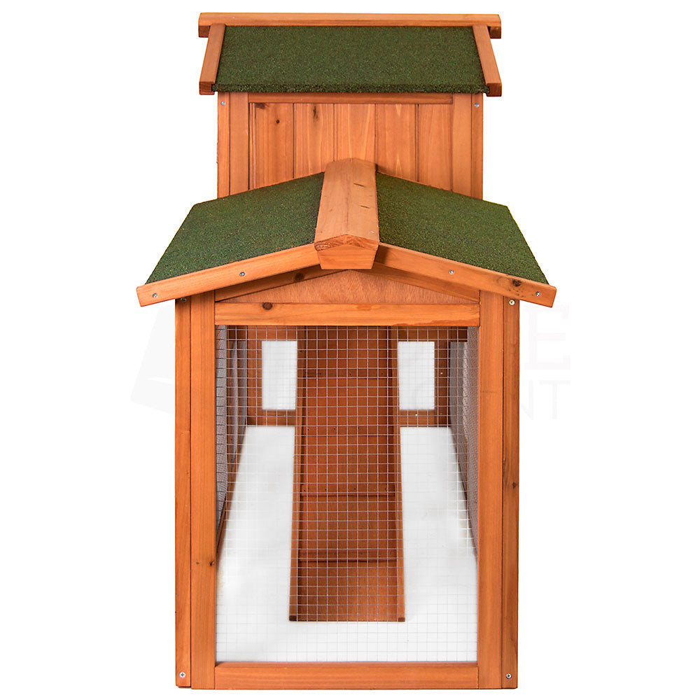 Double Wooden Pet Hutch