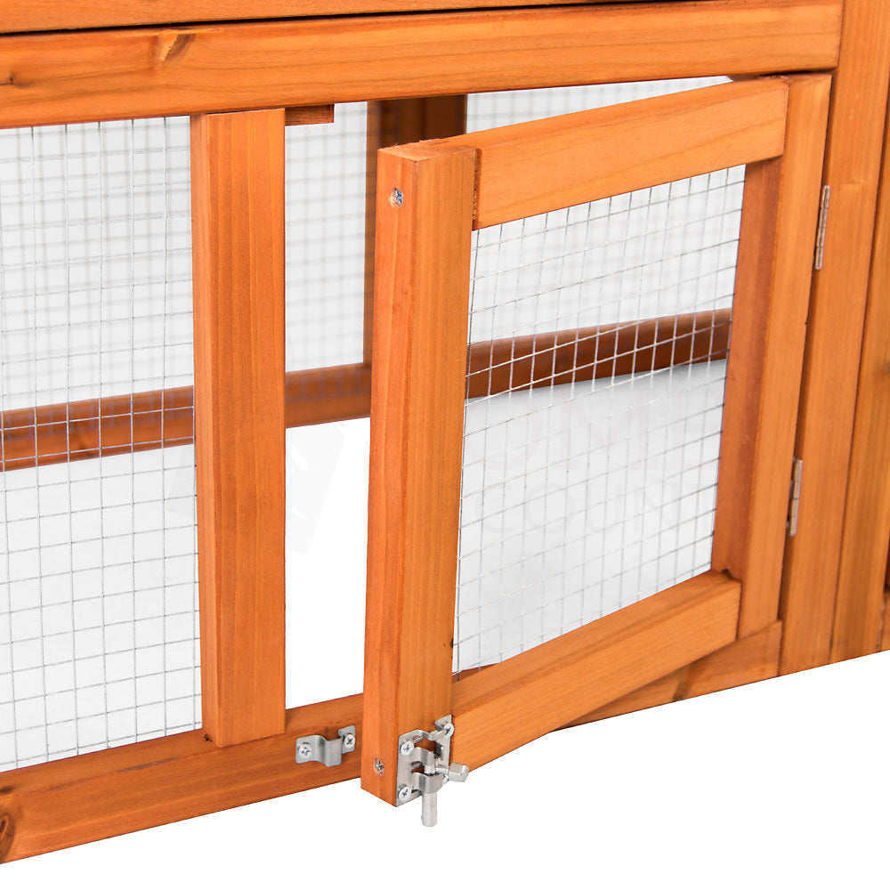 Double Wooden Pet Hutch