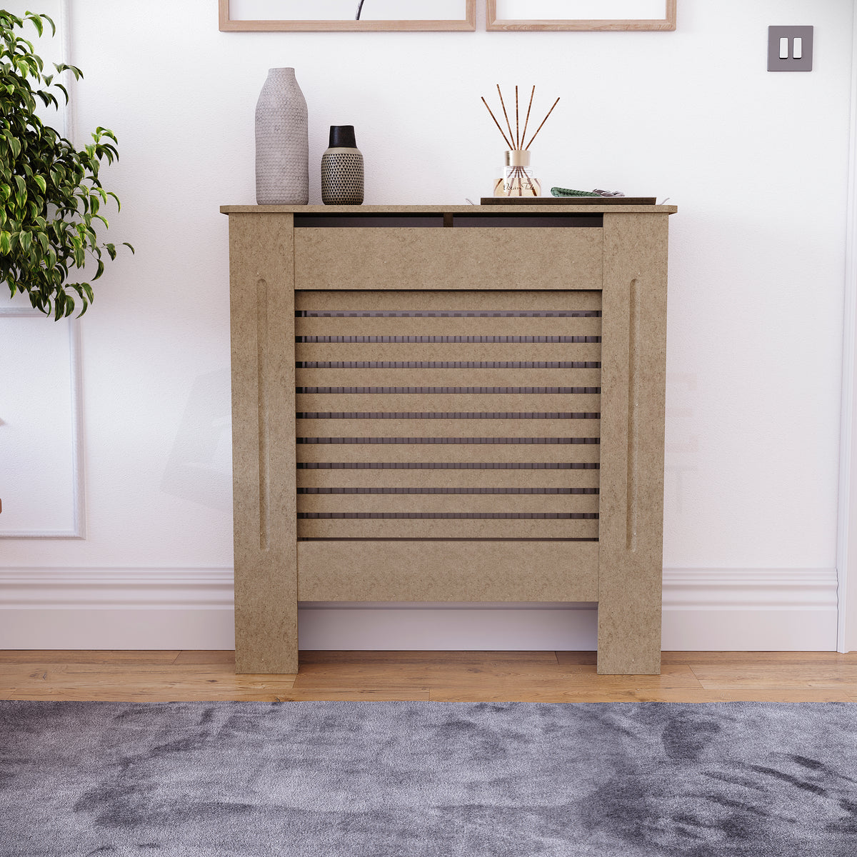 Milton Radiator Cover - Unfinished, Small