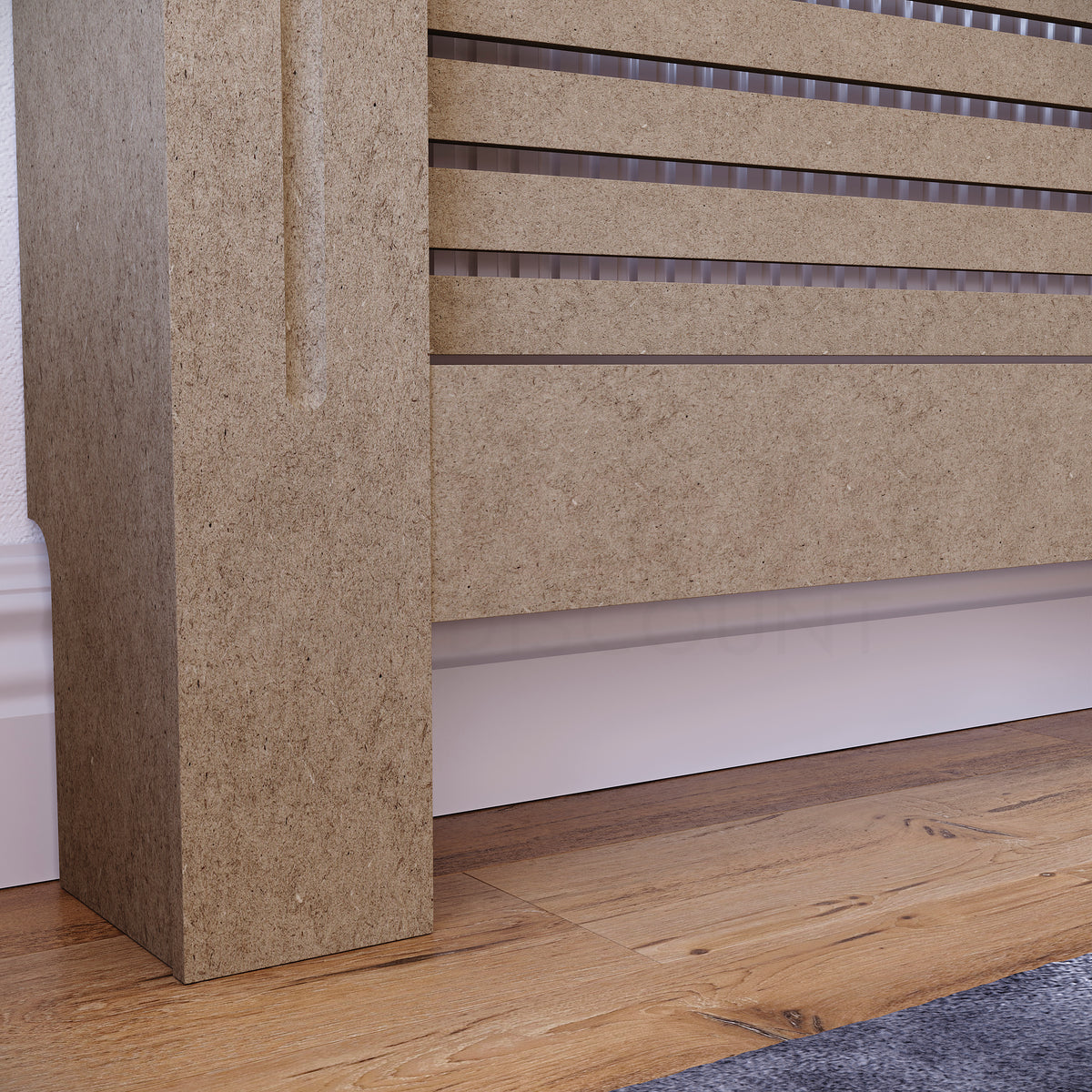 Milton Radiator Cover - Unfinished, Extra Large