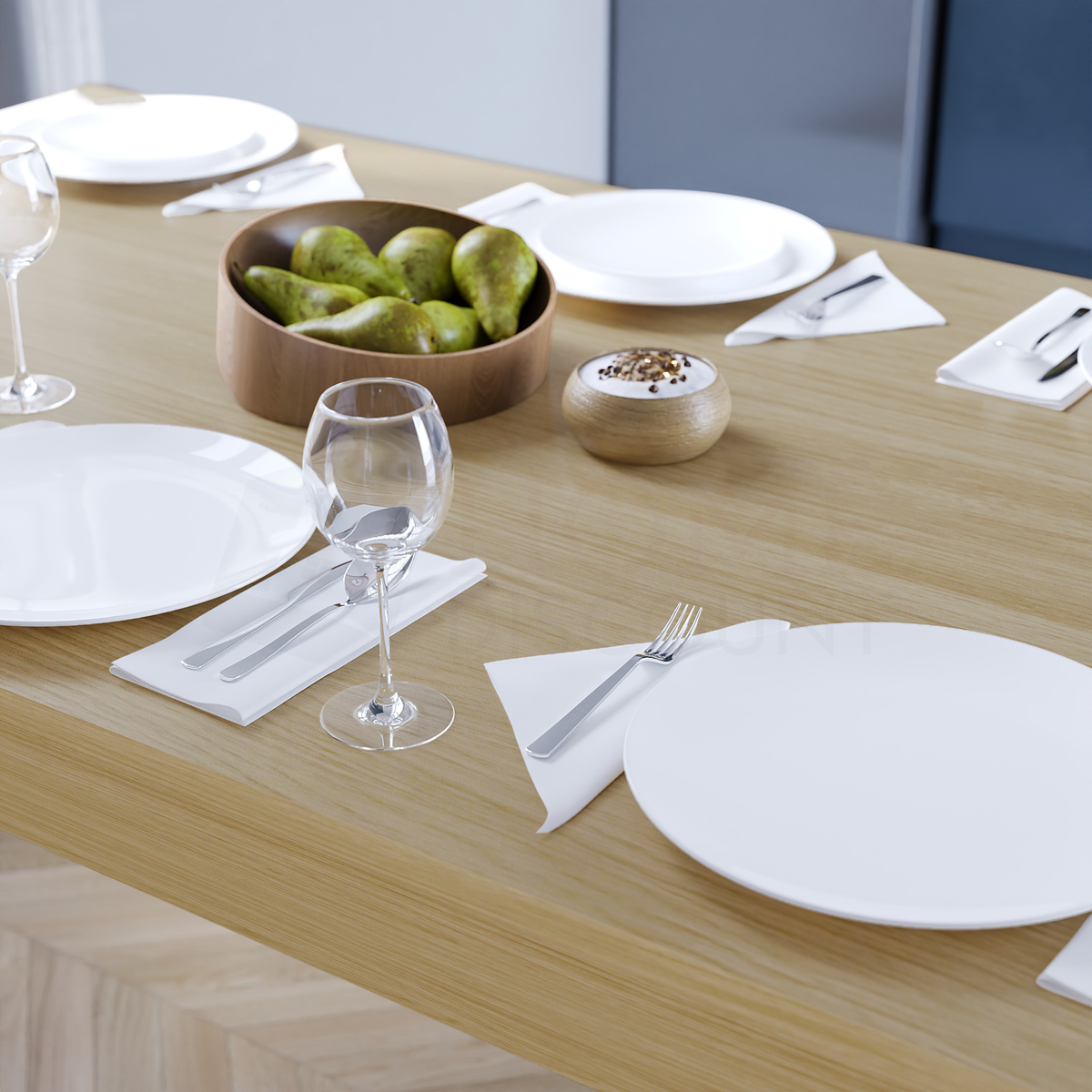 Medina 6-Seater Dining Table - Oak