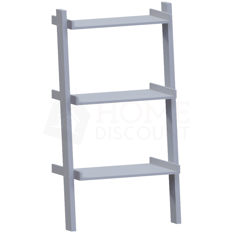 York 3 Tier Ladder Bookcase, Grey