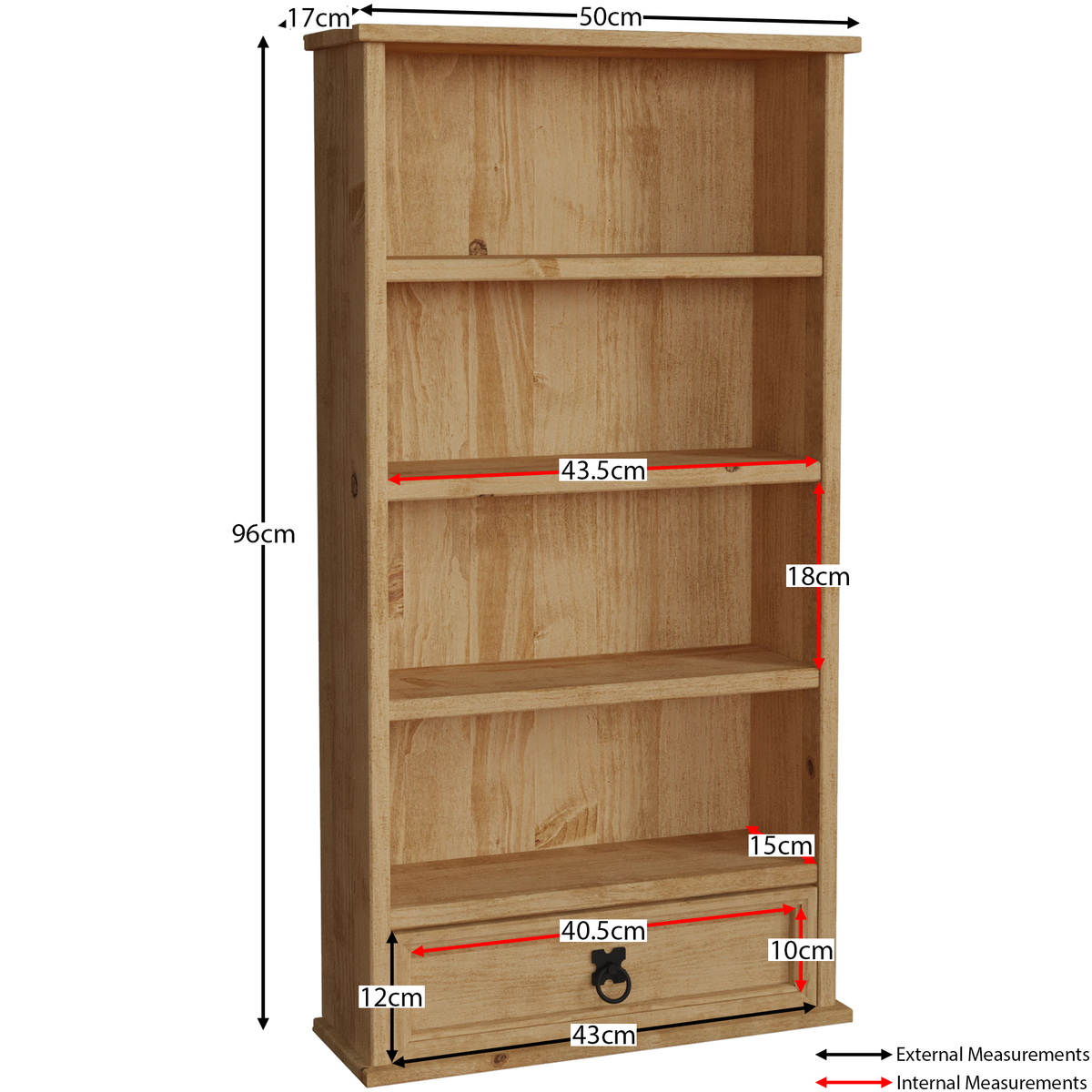 Corona 1-Drawer DVD Rack
