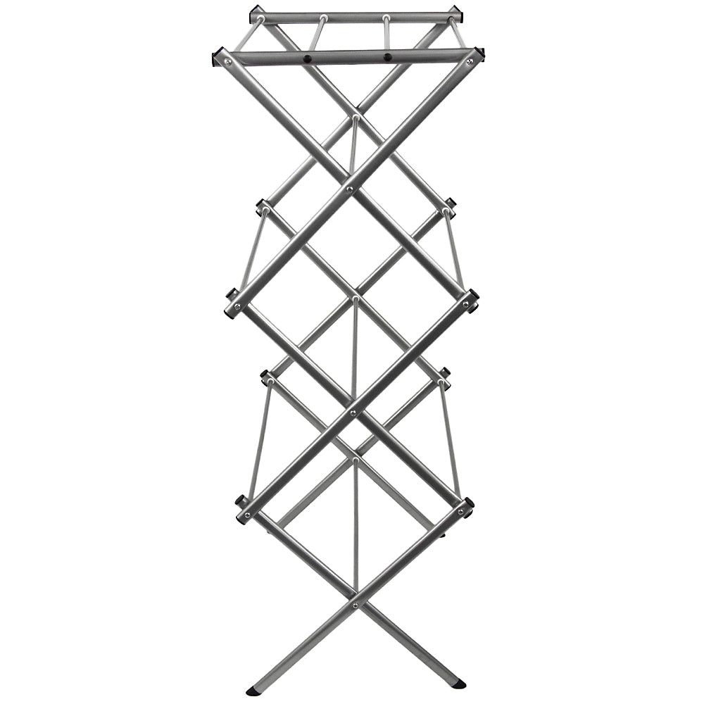 3-Tier Metal Clothes Airer - Silver