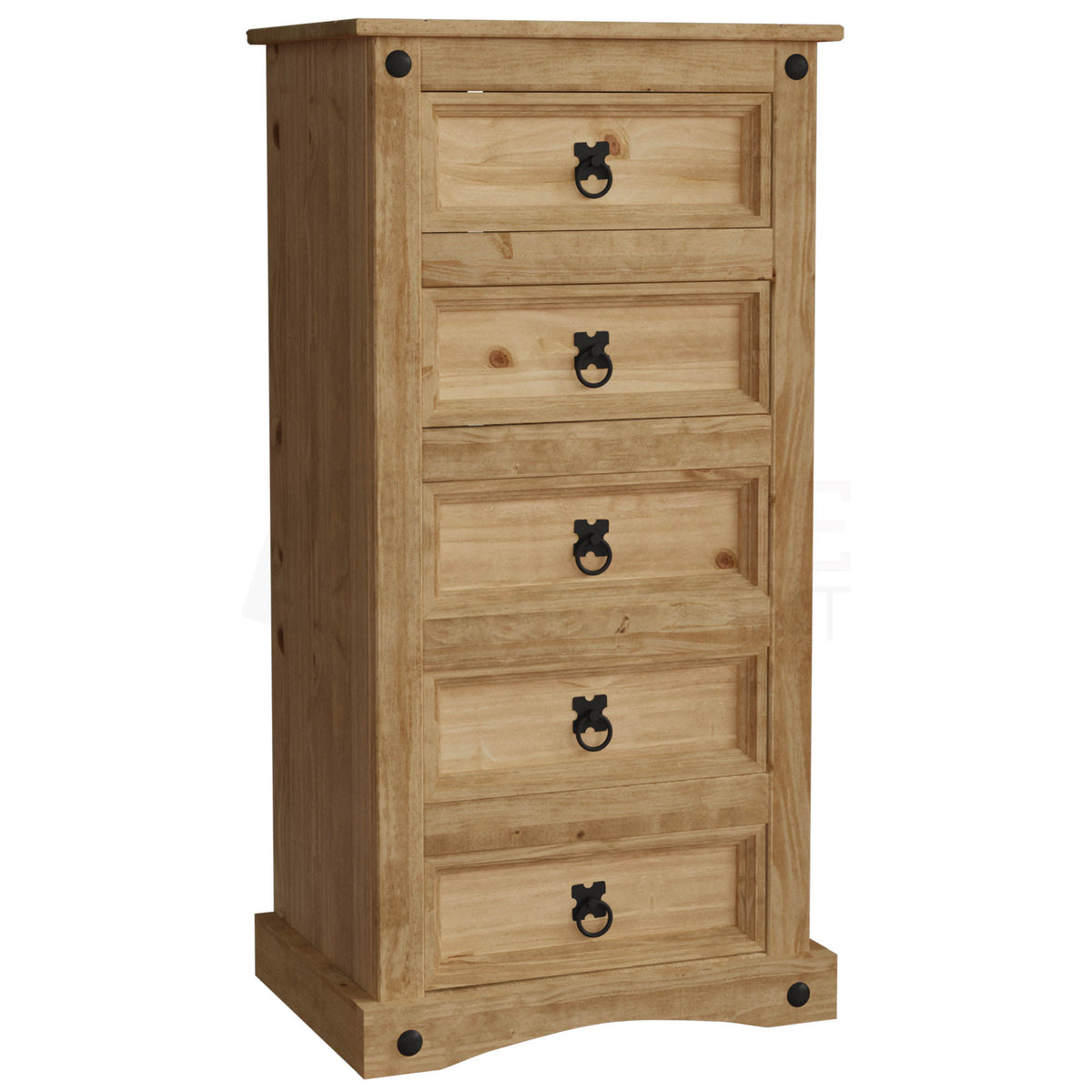 Corona 5-Drawer Narrow Chest