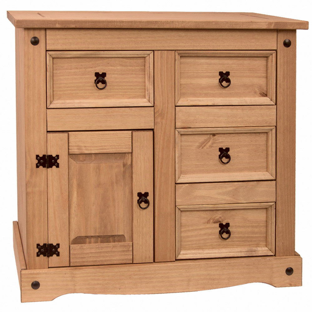 Corona 1-Door 4-Drawer Small Sideboard