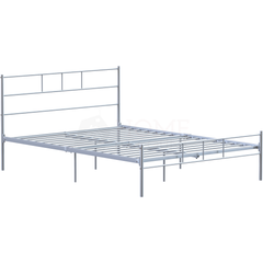 Dorset Bed 4ft6 Double, Silver