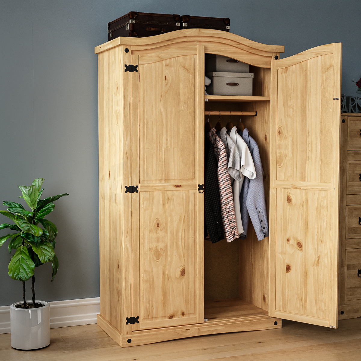 Corona 2-Door Wardrobe