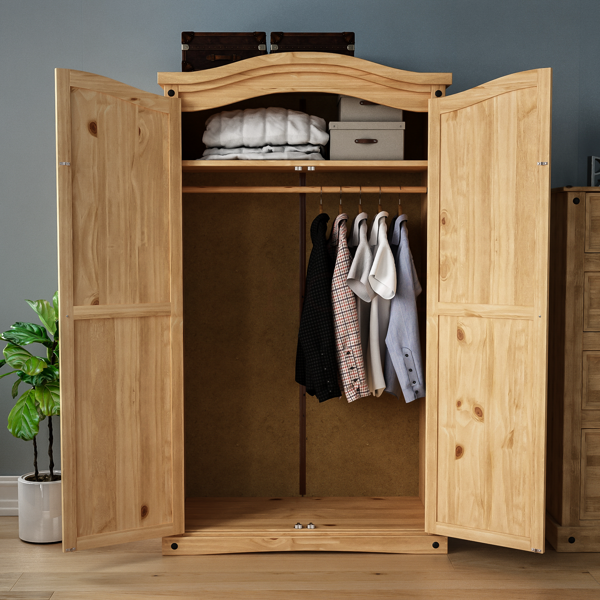 Corona 2-Door Wardrobe