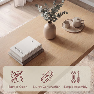 Medina 4-Seater Dining Table - Oak