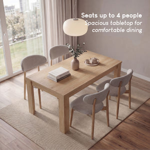 Medina 4-Seater Dining Table - Oak