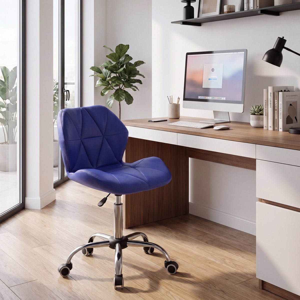 Geo Office Chair, Blue UKFR