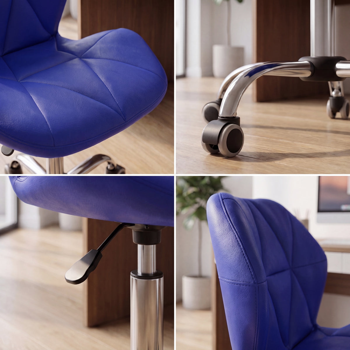 Geo Office Chair, Blue UKFR