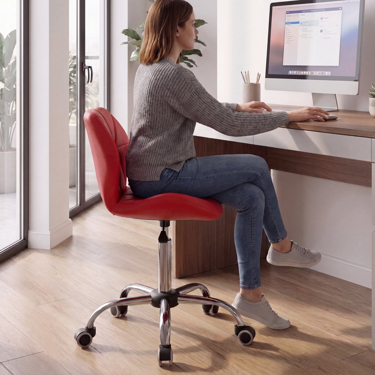 Geo Office Chair, Red UKFR