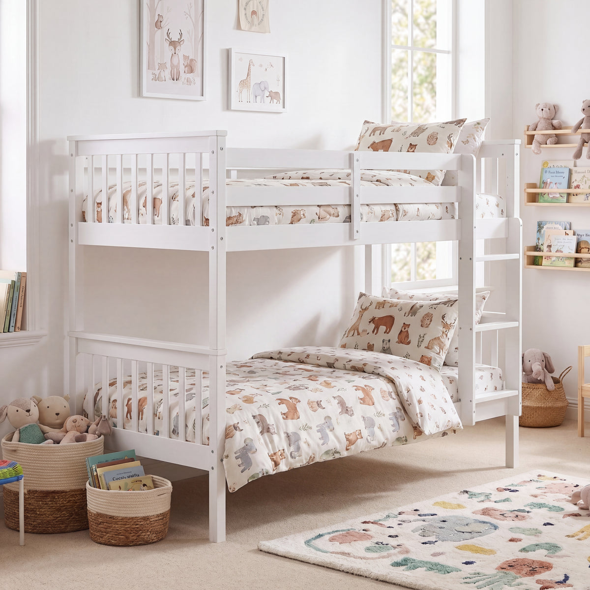Milan Bunk Bed, White