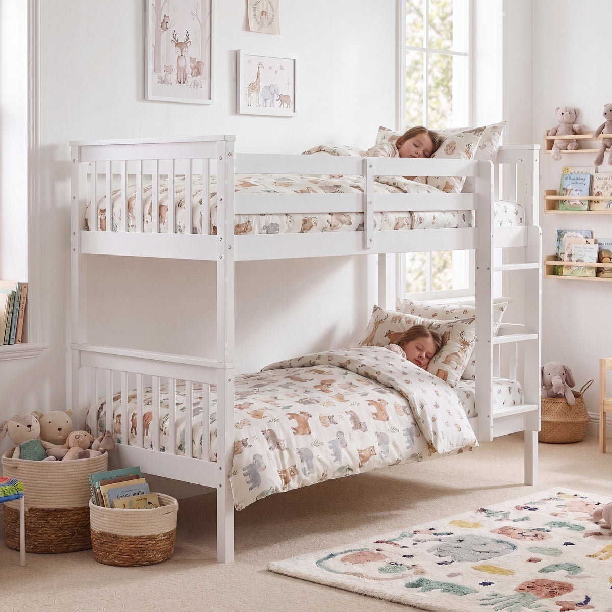Milan Bunk Bed, White