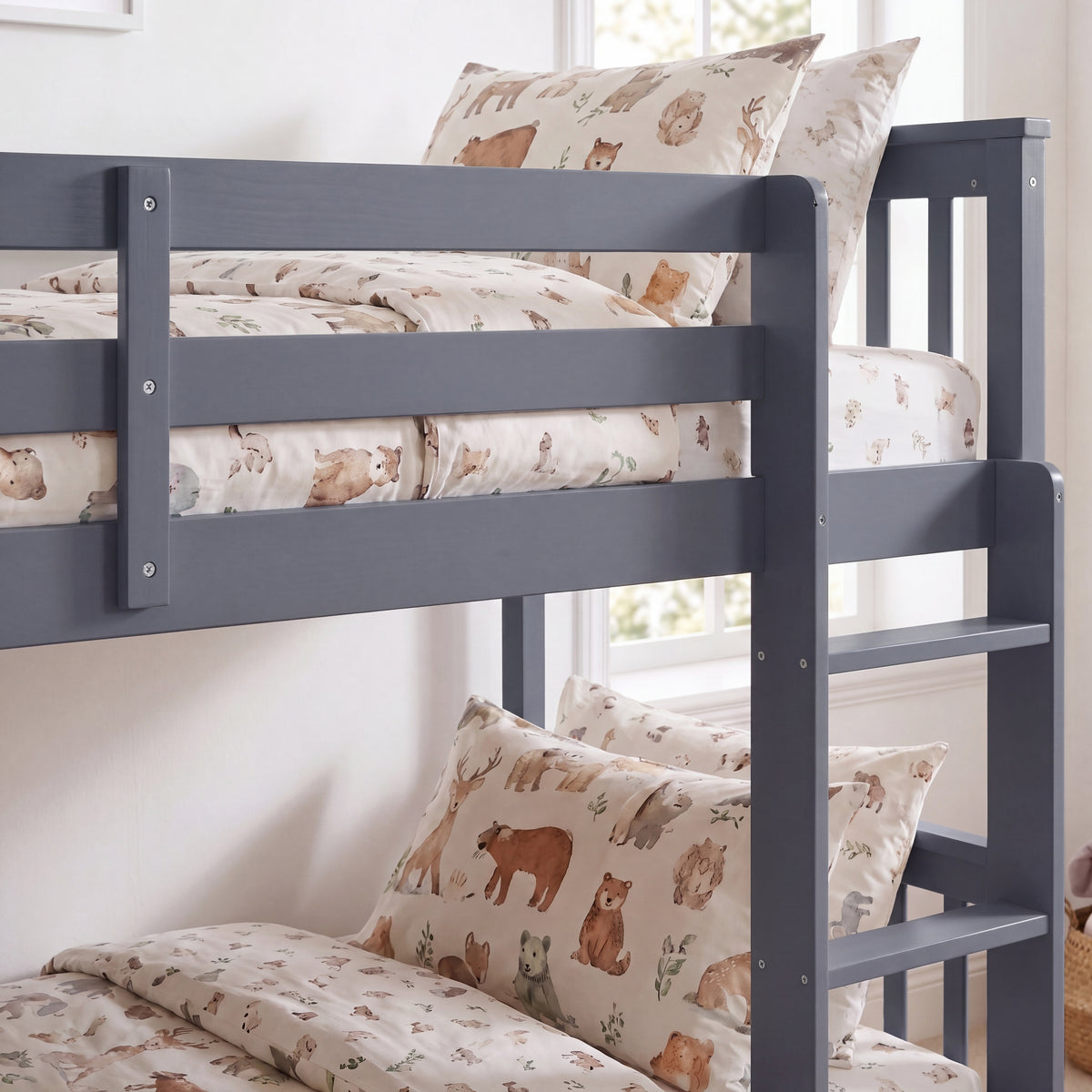 Milan Bunk Bed, Grey