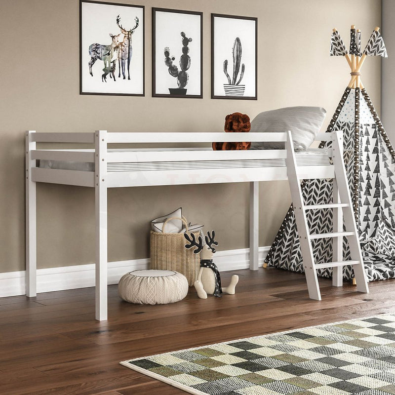 Sydney High Bunk Bed - White