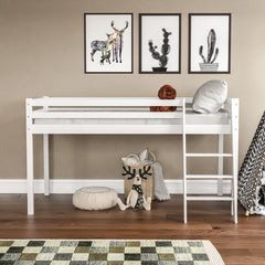 Sydney High Bunk Bed - White