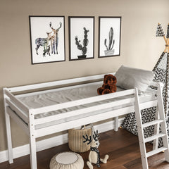 Sydney High Bunk Bed - White