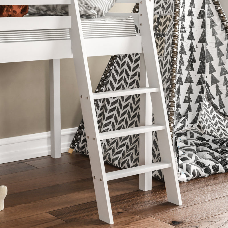 Sydney High Bunk Bed - White
