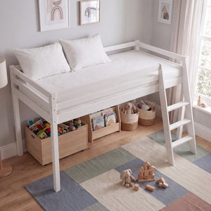 Sydney High Bunk Bed - White