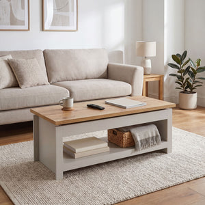 Arlington Sliding Top Coffee Table - Grey
