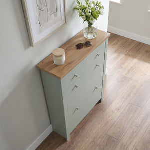 Arlington 2-Doors 1-Drawer Shoe Cabinet, Grey