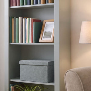 Arlington 4-Tier Bookcase - Grey