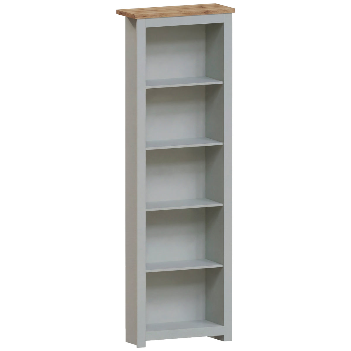 Arlington 5-Tier Bookcase - Grey