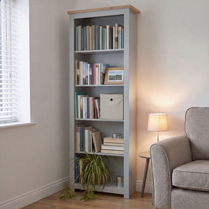 Arlington 5-Tier Bookcase - Grey