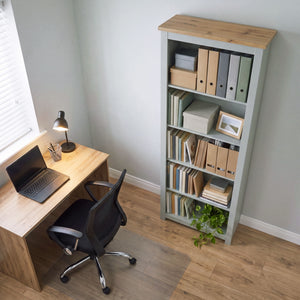 Arlington 5-Tier Bookcase - Grey