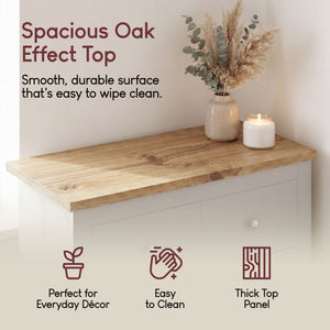 Arlington 2-Drawer 2-Door Sideboard - Grey