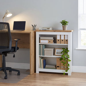 Arlington 3-Tier Bookcase - White