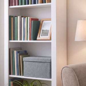 Arlington 4-Tier Bookcase - White