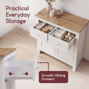 Arlington 2-Drawer 2-Door Sideboard - White