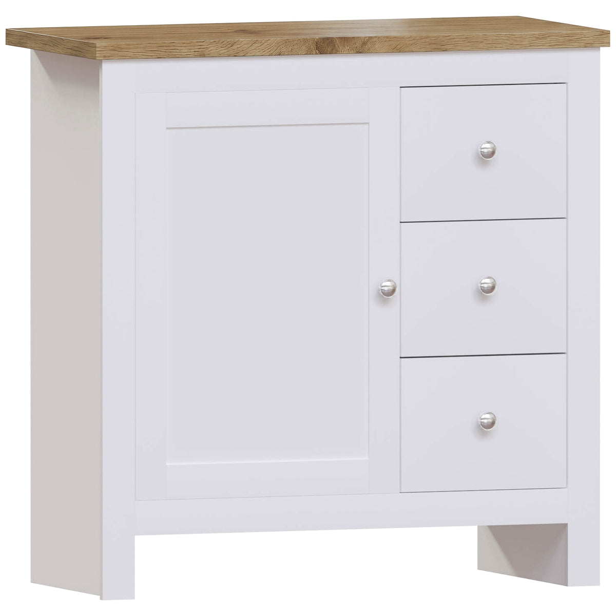 Arlington 3-Drawer 1-Door Sideboard - White