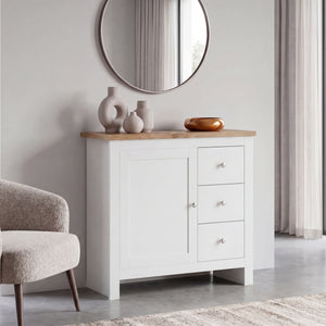 Arlington 3-Drawer 1-Door Sideboard - White